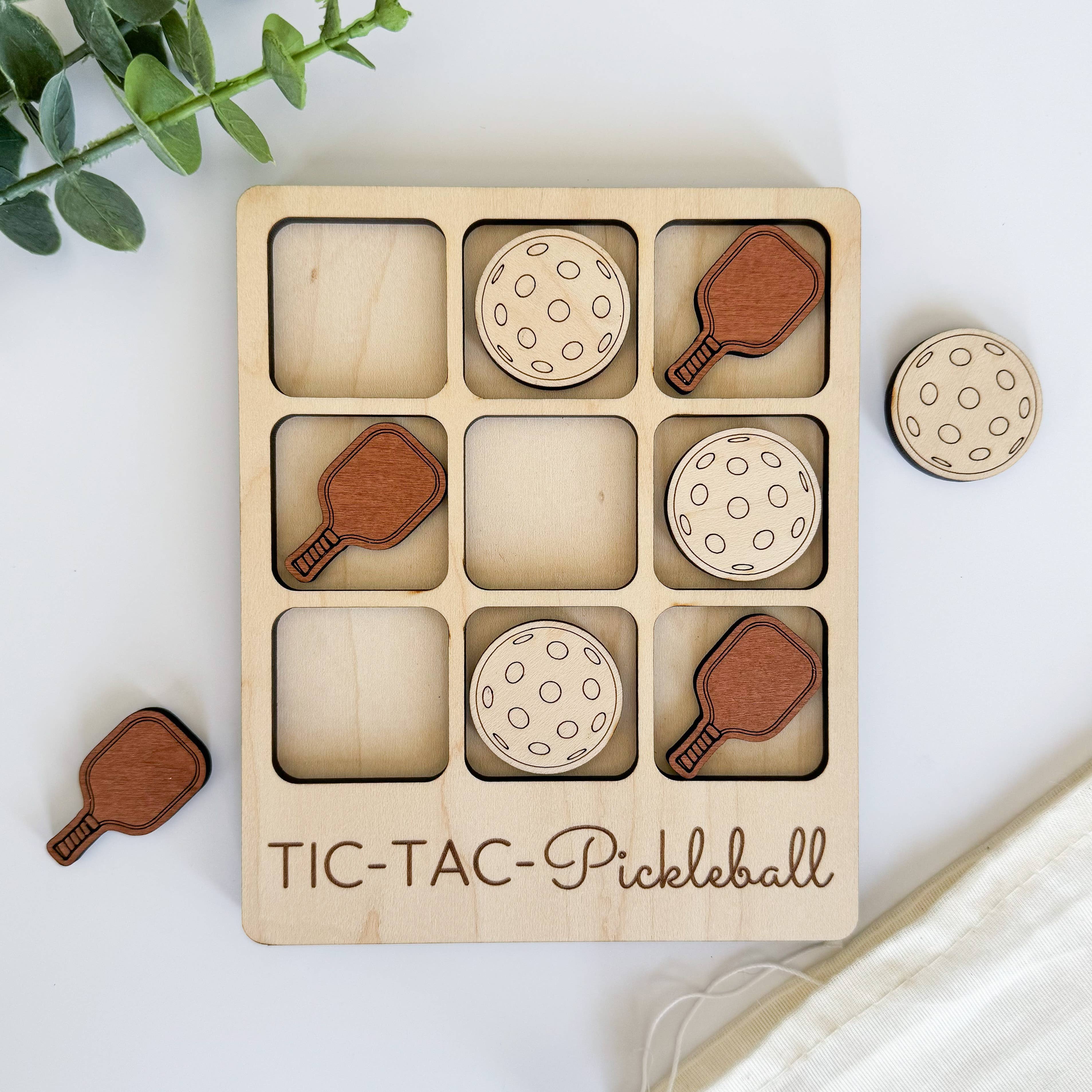 Pickleball Tic-Tac-Toe Game