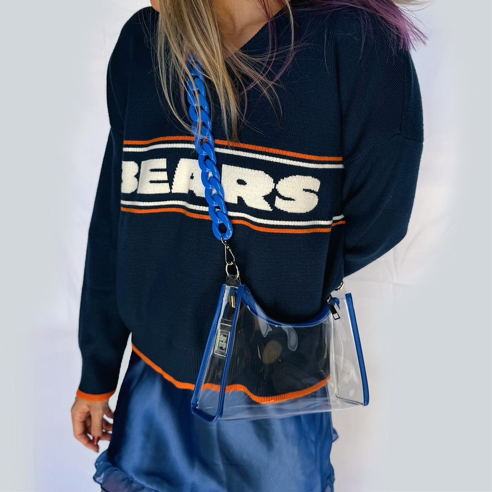 Clear Blue Stadium Bag