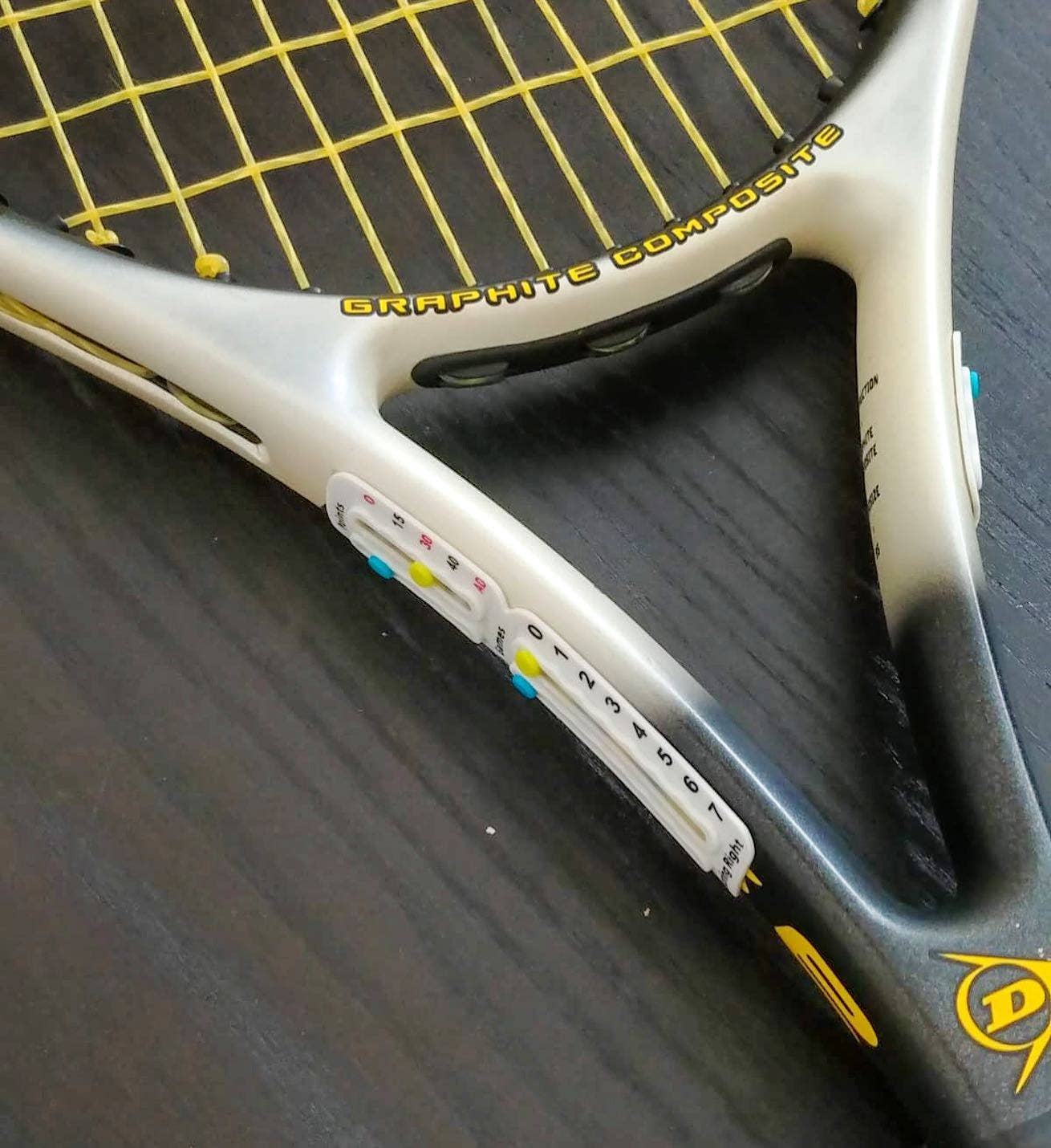 Scoring Right - Score Keeper for Tennis Racket: White